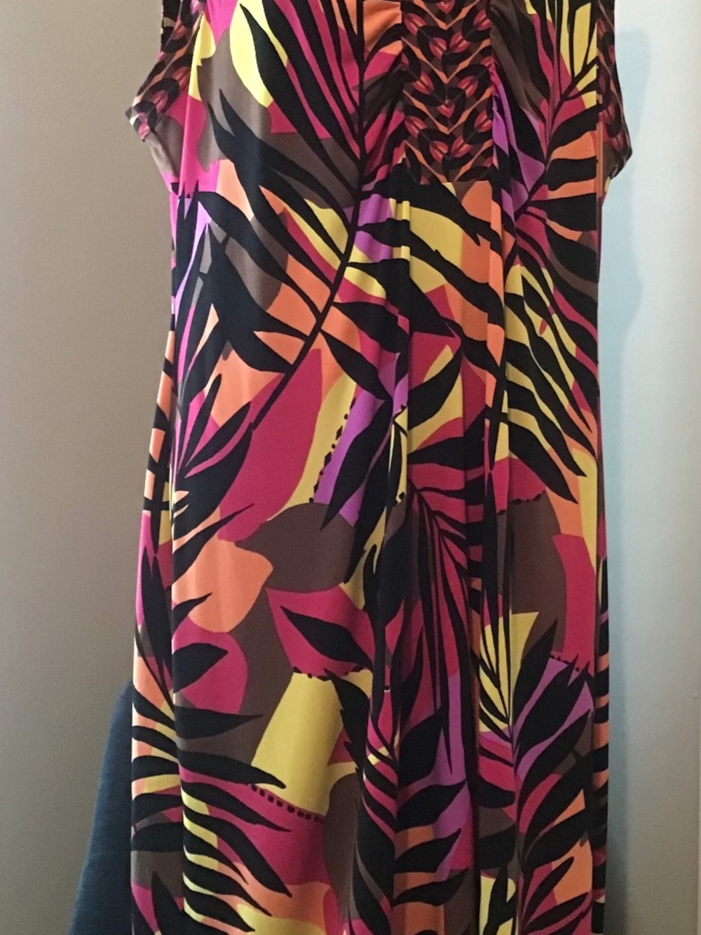 Multi Colored Sleeveless Dress, Alfani, Size 1X